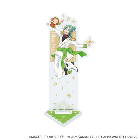 『B-PROJECT~熱烈*ラブコール~×サンリオキャラクターズ』アクリルスタンド08/王茶利 暉×おさるのもんきち(等身イラスト)